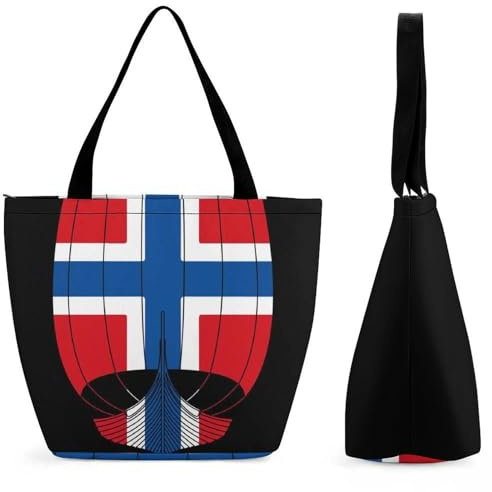 YBQLNP Flaggschiff Damen Handtasche Shopper Umhängetasche Schultertasche Tragetasche Mit Reißverschluss 28.5x18x32.5cm