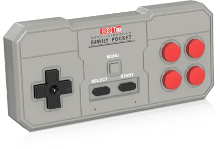 EASEGMER Manette de jeu rétro, manette de jeu, compatible avec console de jeu GV300S