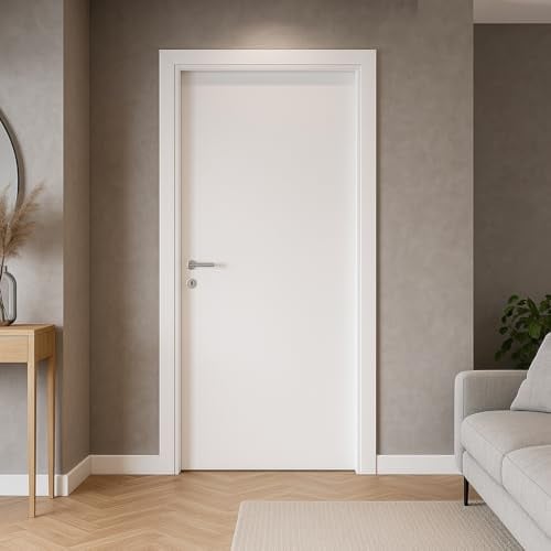 Porta da Interno a Battente Handy Luca in Microlaminato h 210cm Bianco (70 x 210 cm)