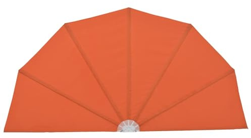 Foknhdi Terrassen Seitenmarkise Terracotta 200 cm UV-Schutz Segel Pulverstahlrahmen Garten Balkon
