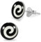 Monster Piercing Spiral-Logo Bild 925 Sterling Silber Ohrstecker