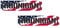 cut-it folientechnik & design #036 / 2X Aufkleber je 12,7x2,9cm Hoonigan USA Drift Burnout Skull Tuning Racing V8 Offroad Vintage Reifen Killer