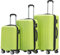 BEIBYE TSA-Schloß 2080 Zwillingsrollen neu Reisekoffer Koffer Trolley Hartschale Set (Green, Set)