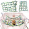 Yitaocity Rat Ferret Chinchilla hamsters Hammock Braided Bed Toy Center Loepard Print with 4 Hooks