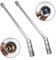 QISF 2 Stück Universal Flexibel Zündkerzenschlüssel Lengthen Magnetisch Zündkerze Steckschlüssel Entferner Installer Werkzeug（ 14 mm und 16mm）