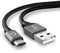 CELLONIC USB Kabel 2m kompatibel mit Nintendo Classic Mini NES/SNES Ladekabel Micro USB auf USB A 2.0 Datenkabel 2A grau PVC