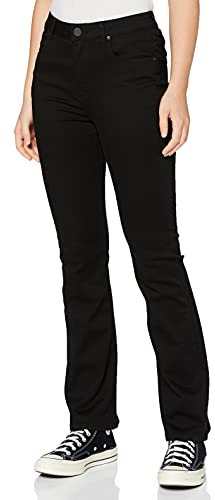 Lee Damen Breese Boot Jeans, Black Rinse, Gr. 31W / 27L