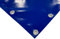 TENDAGGIMANIA Bache de Protection Exterieur en PVC 650 g/m² - Dimension 3 X 4 MT - Couleur: Bleu - Bache Protection avec Ourlet de Renfort périmétrique et œillets Tous Les 50 cm