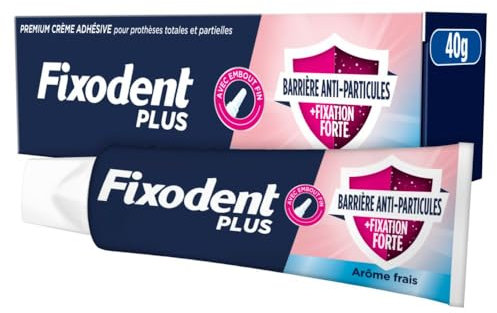Fixodent Plus Barrière anti-particules + fixation forte
