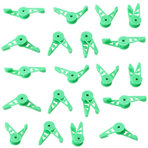 INIFLM 40 Stück 360 Grad verstellbare Pflanzentrainer-Clips, Kunststoff, verstellbare Pflanzenstiel-Trainer-Clips, Pflanzenzweige, Bender für Pflanzen, niedrige Belastung, Trainingskontrolle