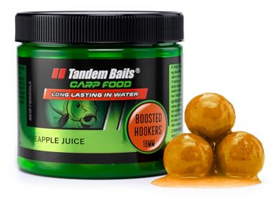 Tandem Baits Karpfen Futter Angelfutter Hakenköder Carp Food Boosted Hookers 18 mm 300 g Ananassaft