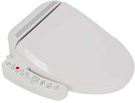 Bidet Sitz Elektrisch Dusch WC Toilettensitz Smart Dusch WC Bidet Selbstreinigende Düsen mit Sitzheizung und Automatische Desodorierung