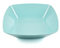 Buzztrove 4 Pcs Deep Square Plastic Bowls Set | 16 cm, 19 cm & 24 cm | Unbreakable Colorful Bowls for Parties, E-Co Friendly, Reusable Bowls for Salad & Pasta (Turquoise, 24 x 24cm)