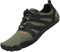 SAGUARO Barfußschuhe Herren Barfuss Schuhe Damen Barfussschuhe Outdoor Sport Zehenschuhe Fitnessschuhe rutschfest Traillaufschuhe Armee Grün,Gr.48