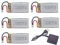 ZYGY 5PCS 1S 3.7V 25C 1100mah PH2.0 Plug Batterie LiPo avec 1PCS 5 in1 Charger pour Avion RC Quadcopter Batterie de Secours pour Drone RC et Voiture RC