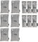 Fonday Lot de 12 sacs désodorisants au charbon de bambou (50 g x 6 + 6 sacs de 150 g x 6), éliminateur d'odeurs et absorbeurs d'air purifiant l'air pour sac de sport, chaussures, voiture, placard pour