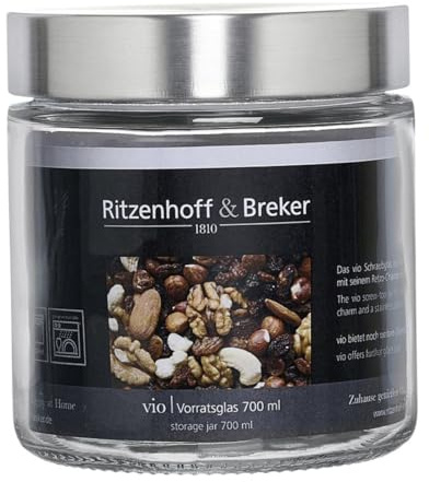 Ritzenhoff & Breker Vio Vorratsglas rund glatt 700 ml