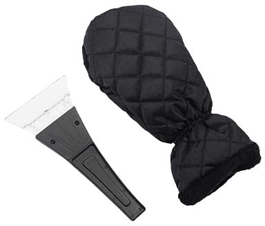 ibasenice Robuste Auto Und Schneeschaufel Aus Für Fahrzeuge Inklusive Schwarze Handschuhe Und Schaufel Ideal Für Schnee Und Eisbeseitigung Im Winter