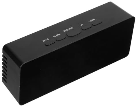 Cabilock Réveil Numérique Moderne À Grand Écran LED pour Chambre À Coucher Bureau Ou Table