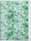 MARK'S 2024/2025 Taschenkalender A5 vertikal, Flower Pattern, Green: Von September 2024 bis Dezember 2025