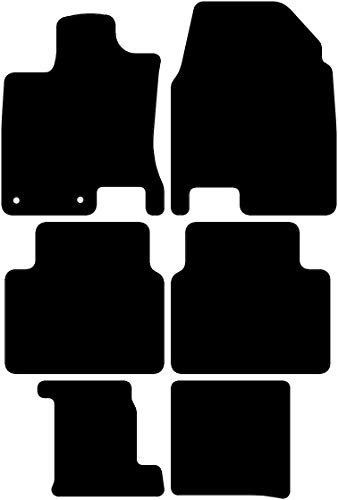 Kovvar Fußmatten passend für Nissan Qashqai J10 2010-2014 Passend zur Ausführung: J10 | Qashqai+2 | Qualität: Basic