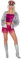 WILBERS & WILBERS 4498 - Partyjacke für Festival/Silvester mit Glitzerfransen, Fransenjacke, Kostüm für Karneval, Silber