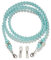 Itkcozcg Modisches Accessoire, Schnur für Damen, Brillenkette, Brillenkette, Brillenkettenhalter, Brillenkettenhalter, hellblau, 75 cm