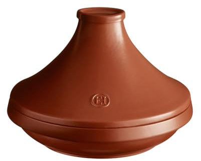 Emile Henry Induction Compatible Tagine 2L - 24.5cm Brown/Sienne