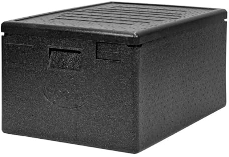 Vogue Insulated EPP Box 81L for 40x60 Patisserie Trays, 690x490x369mm | Accommodates standard 40x60 trays with 690x490x369mm exterior dimensions to streamline commercial catering and delivery.