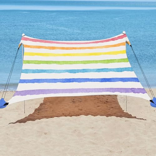 YUKIHOME Strandzelt Sonnenschutz Überdachung Zelt für Camping, Angeln, Hinterhofspaß oder Picknicks