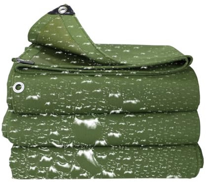 SRHIMEOS 4x6m Impermeables Lonas para Piscinas, Impermeable Lona De Protección con Ojales, Toldos para Patio, Lona Impermeable Resistentes a Rayos UV para Camping