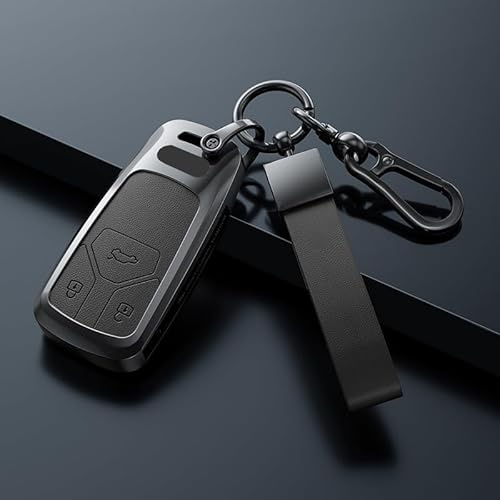 SPYKEY Car Key Shell For Audi A4L Q5L Q2L Q3 A6L A3 A5 A7 A8 RS4,Car Key Fob Cover Replacement,Key Fob Shell Case Blade,C