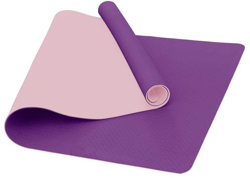 Narwhal Yoga Matte Groß TPE Rutschfest 190x80x0.6cm Yogamatte xxl Sportmatte Gymnastikmatte Trainingsmatte Rutschfest 190x80 Turnmatte für Zuhause Fitnessmatte 80 cm Breit
