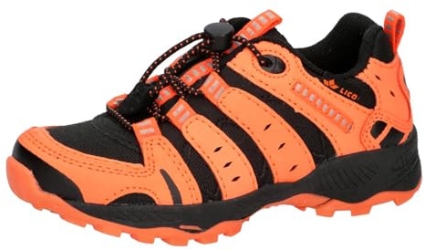 Lico Unisex Kinder Fremont Trekkingsschuhe, Schwarz Orange, 28 EU