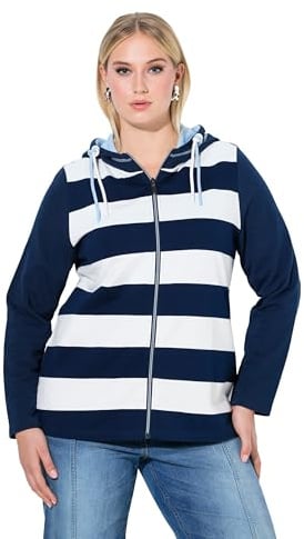 Ulla Popken Damen Sweatjacke