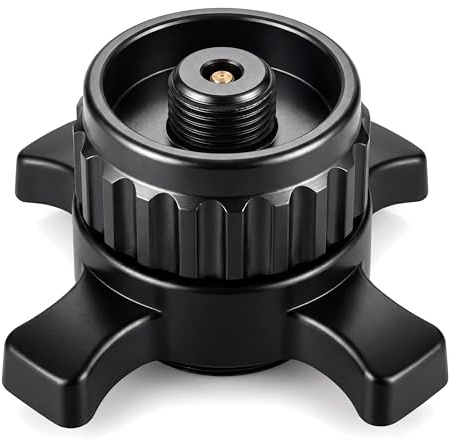 Ventilkartuschen Adapter kompatibel mit Campingaz CV Easy Clic, Gaskartuschen Adapter für butan und propan gas-kartuschen mit en 417 gewinde, Gasflaschenadapter für Camping und Outdoor-Aktivitäten