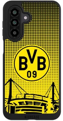 Nivocase Handyhülle für Samsung Galaxy A17 5G Stadion BVB Borussia Dortmund | Hülle mit Motiv NIVOpure schwarz
