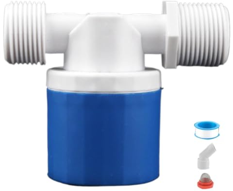Vanne à flotteur contrôle niveau d'eau Accessoires Domotiques Intégrés | Mini vanne flotteur à bille avec arrêt automatique Pour réservoirs, étangs, fontaines, à