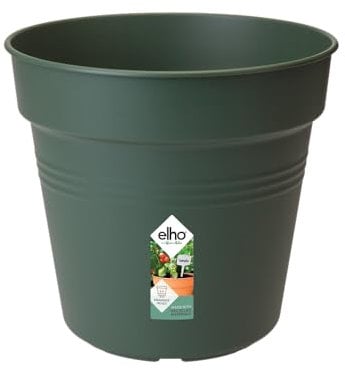 Elho Green Basics Growpot 21 - Vaso Da Coltivazione - Vasetti per Piantine - Ø 21.0 x H 19.3 cm - Verde/Leaf Green