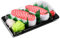 Rainbow Socks - Damen Herren - Sushi Socken Lachs - Lustige Geschenk - 1 Paar - Größen 36-40