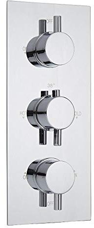 Milano Mirage 3 Outlet Triple Diverter Thermostatic Mixer Shower Valve - Chrome