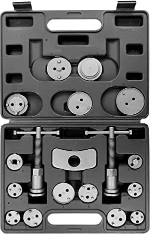 ENVA MADE FOR QUALITY Universal Bremskolbenrücksteller Set 18-TLG Bremskolben Rückstellwerkzeug Bremskolbenrückstellsatz hochwertiges Bremswerkzeug