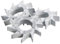 METABO 628271000-10 estrellas de fresado diente plano RFEV 19-125 RT