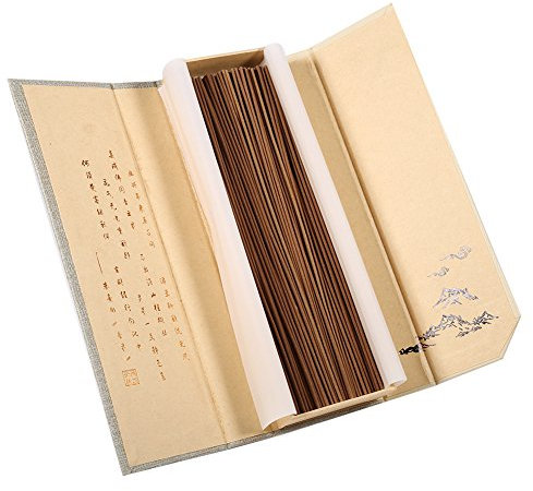 Box mit 180 Räucherstäbchen, 21 cm, natürliche Aromatherapie, zur Entspannung, Stressabbau (Beifuß)