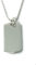 NA 925 Sterling Silver Heavy Solid Dog Tag Pendant on 20 / 51 cm Silver Ball Chain