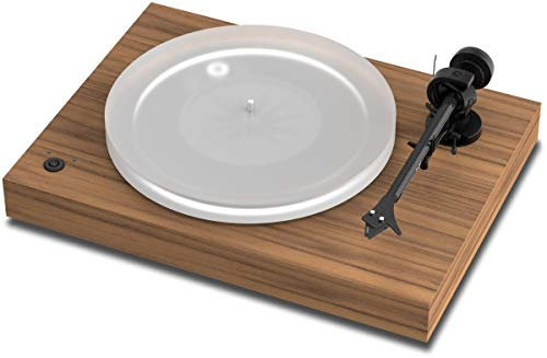 Pro-Ject X2, Plattenspieler mit elektronischer Geschwindigkeitsumschaltung, Carbon Tonarm und Acrylplattenteller (inkl. Ortofon 2M Silver), Nussbaum