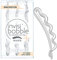 invisibobble Waver Plus Haarklammer Crystal Clear I 3x Haarnadel transparent Mädchen & Damen I Haarspange groß starker Halt I designed in Herzen Münchens