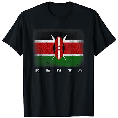 Kenya Bandiera del Kenya Maglietta