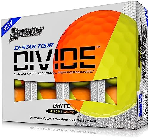 Srixon Q-Star Tour Divide Orange, Golf