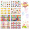 LIHAO 8 Blatt Ostereier Aufkleber Oster Sticker Küken Osterhasen Blumen Schmetterling Selbstklebend Osterdeko für Kinder Jungen und Mädchen zum Ostern Deko Basteln Karten Geschenk